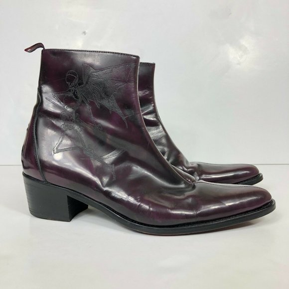Jeffrey West Other - Jeffrey West "MUSE" Men's Leather Double Zip Boots